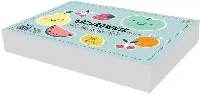 Bazgrownik A4 z naklejkami Owocki - tantis.pl