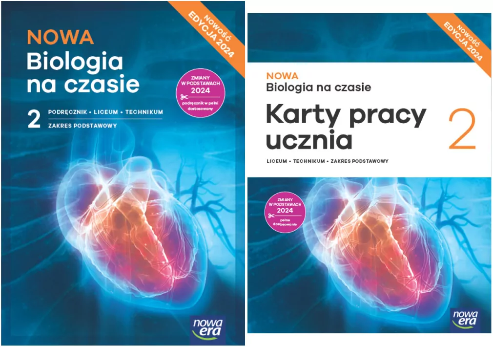 Pakiet: Biologia. NOWA Biologia na czasie 2. Podręcznik/ Karty pracy. Klasa 2. Liceum i technikum. Zakres podstawowy - tantis.pl