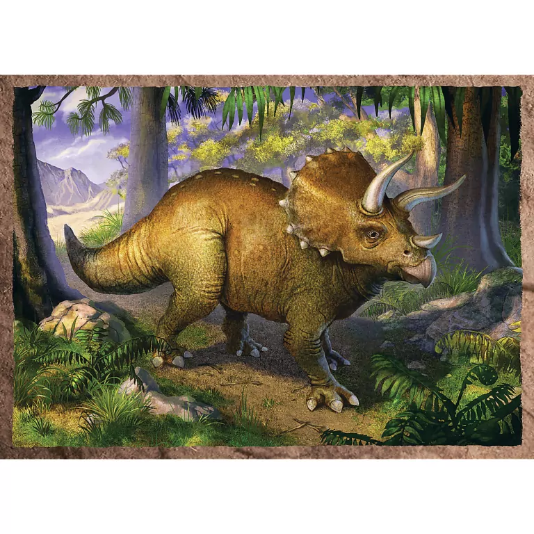 Puzzle 4w1. Ciekawe dinozaury. 34383 - tantis.pl