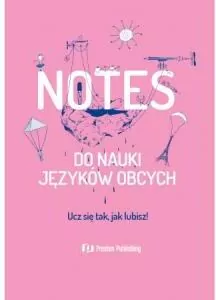 Notes do nauki języków obcych. Różowy - tantis.pl