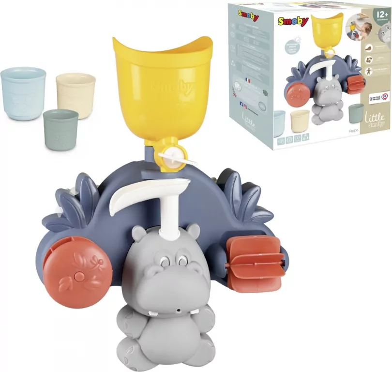 Zabawka do kąpieli Little Smoby Hipopotam - tantis.pl