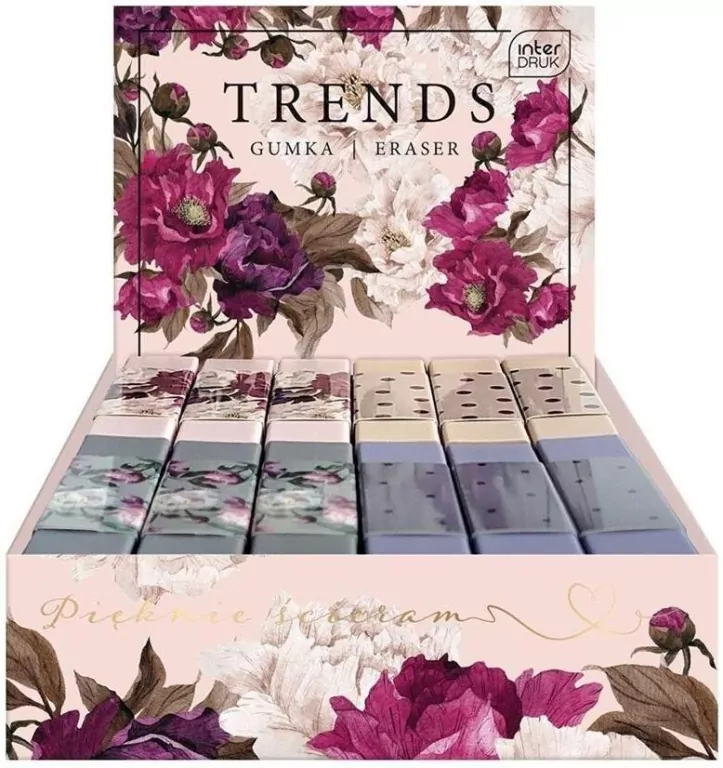 Gumka do ścierania Trends (24szt) - tantis.pl