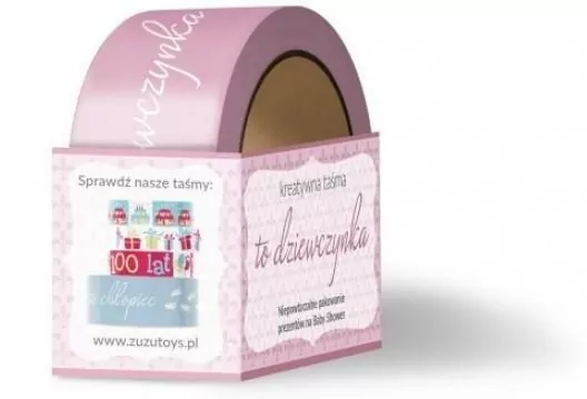 Taśma do pakowania prezentów. To dziewczynka - tantis.pl