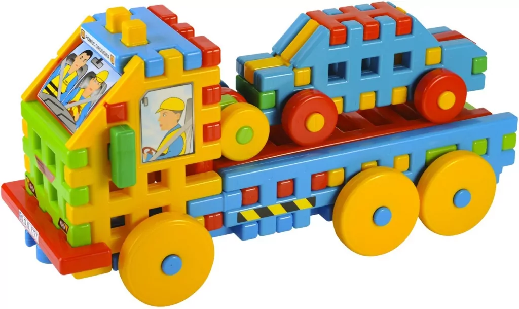 Wywrotka edukacyjna. Klocki konstrukcyjne - tantis.pl