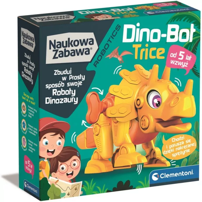 Dino-Bot Triceratops. Naukowa zabawa - tantis.pl