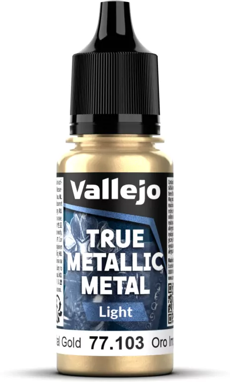 Vallejo: 77.103 - True Metallic Metal - Light - Imperial Gold (18 ml) - tantis.pl