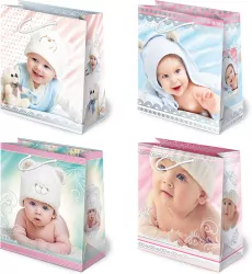 Torebki ozdobne T8-5 Niemowlaki 10 sztuk