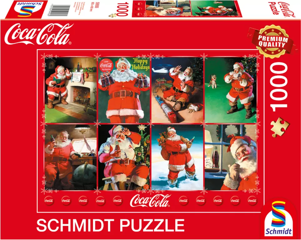 Puzzle PQ 1000 Coca-Cola Święty Mikołaj G3 - tantis.pl