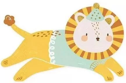 Serwetki Lew 16x10cm - tantis.pl