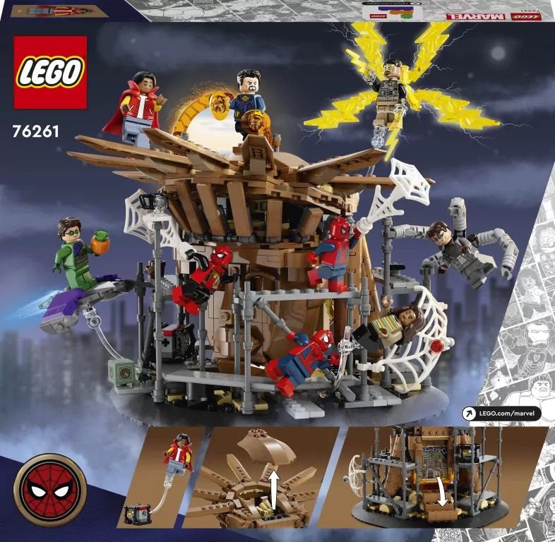 LEGO® Super Heroes Marvel. Ostateczne starcie Spider-Mana. 76261 - tantis.pl