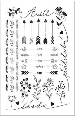 Tatuaż 16013 8,5 x 13cm przyjaciele MFP 1032202 - tantis.pl