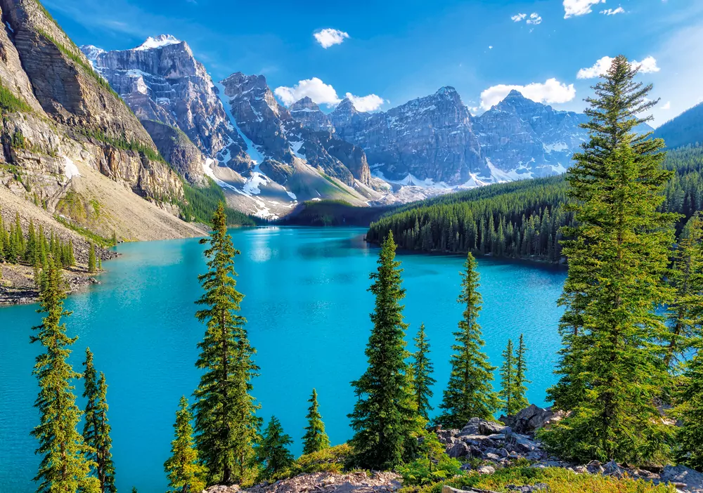 Puzzle 500. Spring at Moraine Lake, Canada - tantis.pl