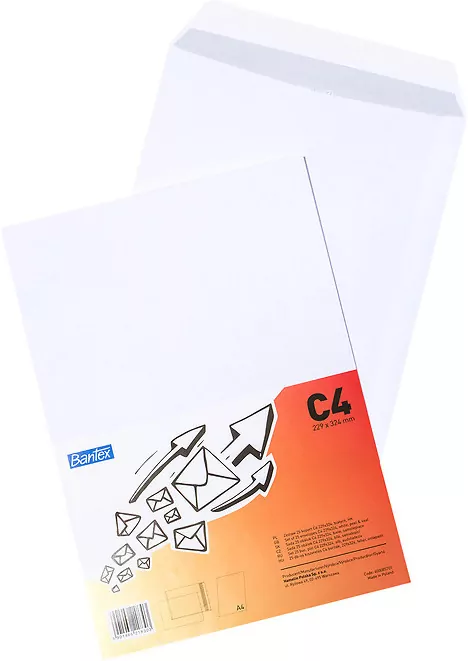 Hamelin. Koperta C4 Biała, 25 sztuk - tantis.pl
