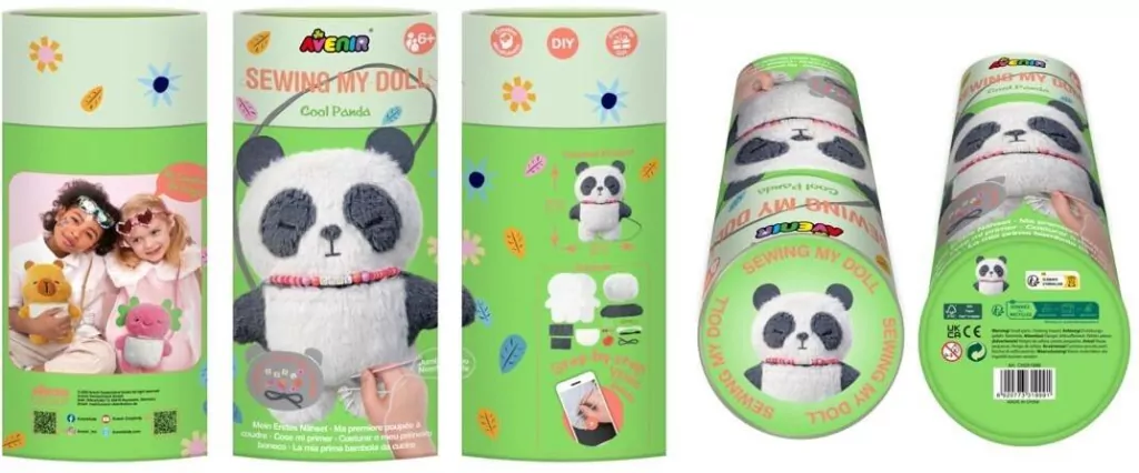 Uszyj własnego pluszaka - Cool panda - tantis.pl
