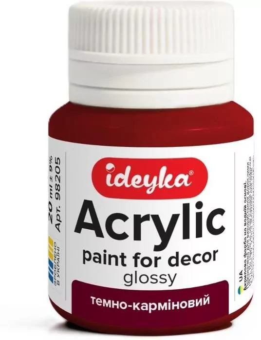 Farba akrylowa Ciemny karmin 20ml - tantis.pl