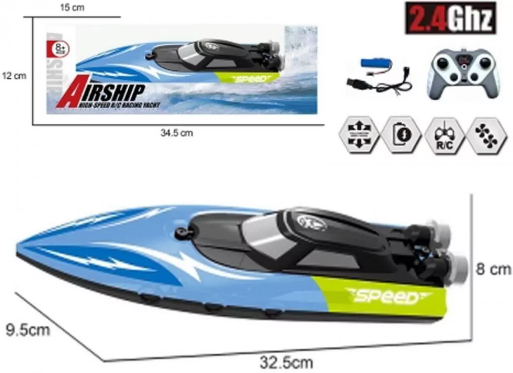 Łódka R/C Speed Boat światło - tantis.pl