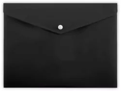 Koperta na zatrzask A5 PP-114 czarna
