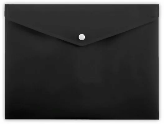 Koperta na zatrzask A5 PP-114 czarna