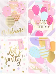 Torba prezentowa Party 18x23x10cm mix STRIGO