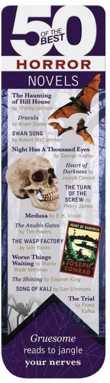50 Best. Horror. Magnetyczna zakładka do książki - tantis.pl
