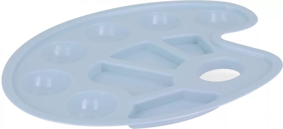 Plastikowa paleta do farb pastel niebieski - tantis.pl