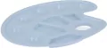 Plastikowa paleta do farb pastel niebieski - tantis.pl