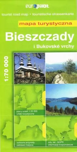 Bieszczady. Mapa Turystyczna 1:70 000 - tantis.pl