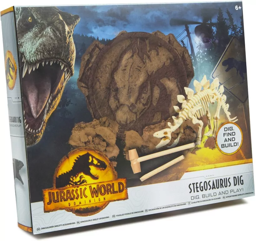 Jurassic World Dominion Fossil Dig Kit - tantis.pl