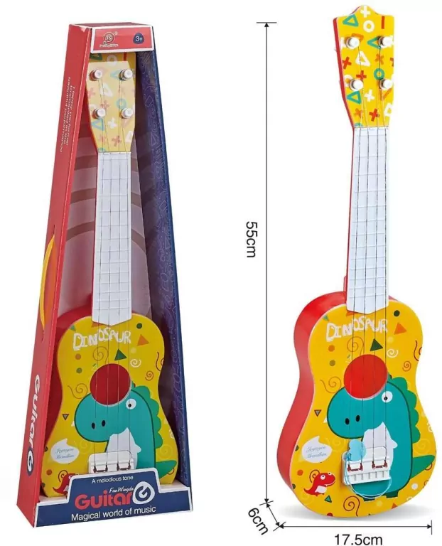 Gitara z dinozaurem - tantis.pl