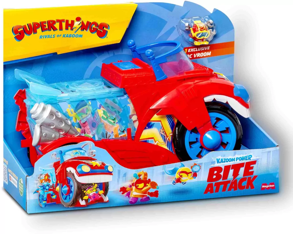 Super Things Kazoom Power Pojazd Bite Attack do Pożerania Złoczyńców - tantis.pl