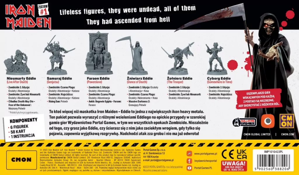 Zoombicide: Iron Maiden pack 1 PORTAL (CMON) - tantis.pl