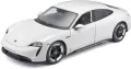 Porsche Taycan Turbo S White 1:24 BBURAGO - tantis.pl