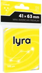 Koszulki na karty Rebel (41x63 mm) Lyra Premium, 100 sztuk