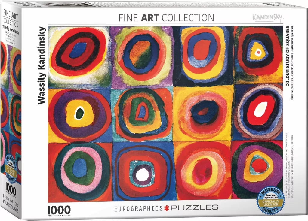Puzzle 1000 Kandinsky Study Squares 6000-1323 - tantis.pl