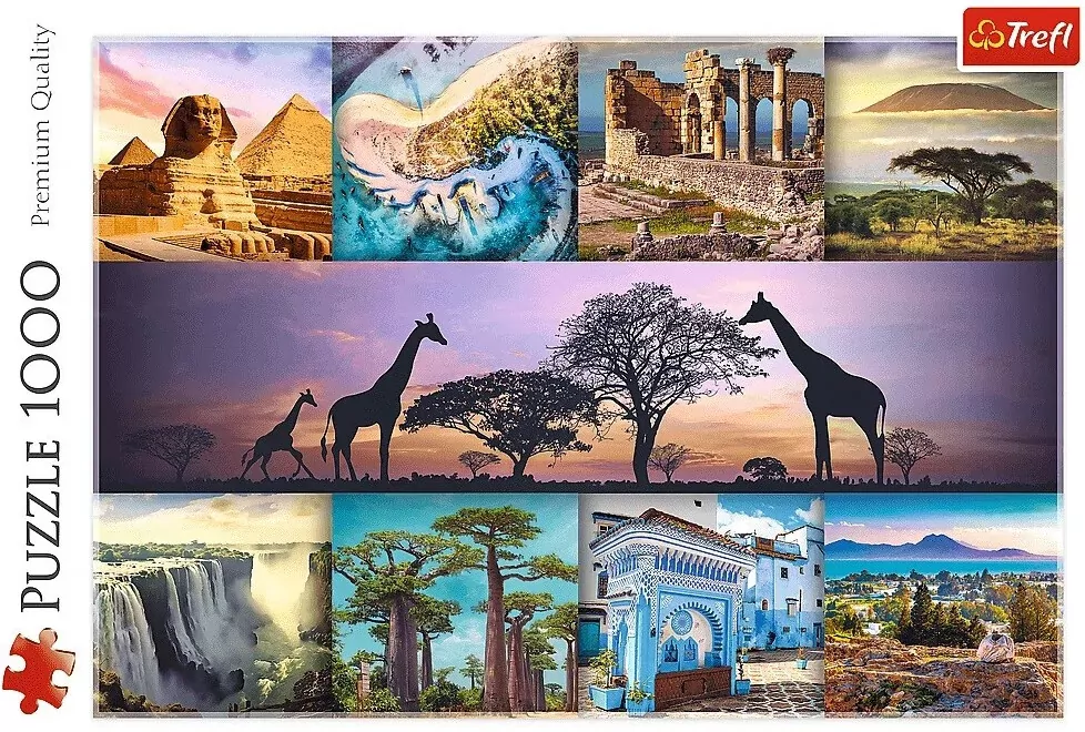 Puzzle 1000. Kolaż - Afryka - tantis.pl