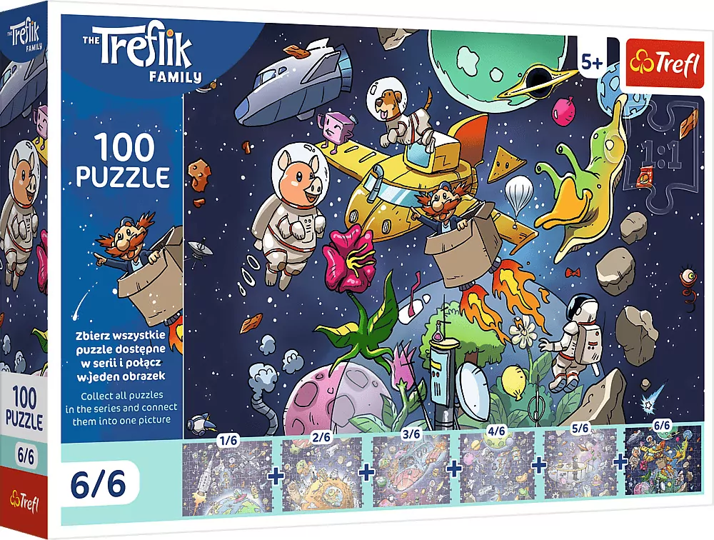 Puzzle 100 Wujcio w kosmosie TREFL - tantis.pl
