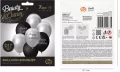 Balony B&C srebrno-czarny Happy Birthday - tantis.pl