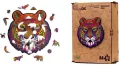 Puzzle drewniane eko 66 Majestatyczny tygrys A4 - tantis.pl