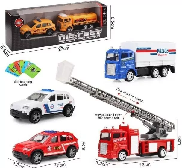 Auto metalowe z kartami MIX - tantis.pl