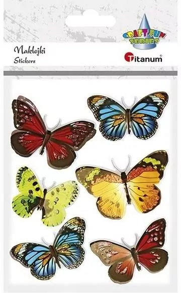 Naklejki foliowe 3D motyle - tantis.pl