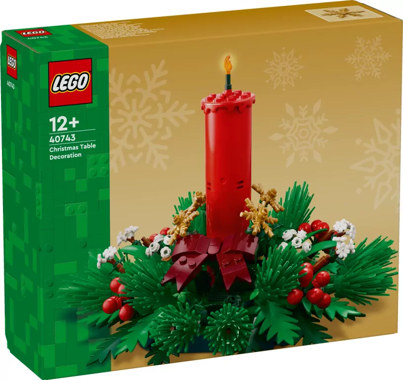 LEGO® Iconic. Świąteczna dekoracja stołu. 40743 - tantis.pl