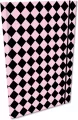 Notes A5 kratka z gumką Soft Touch Krata Pink - tantis.pl