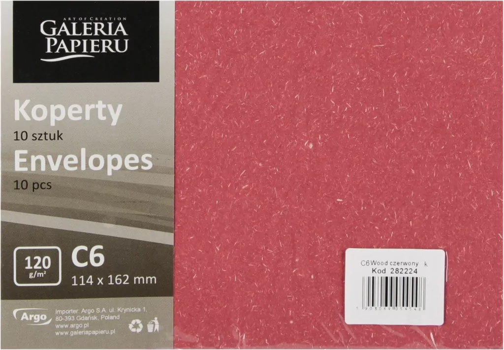 KOPERTA C6 NK CZE WOOD GAL PAP OPPB - tantis.pl