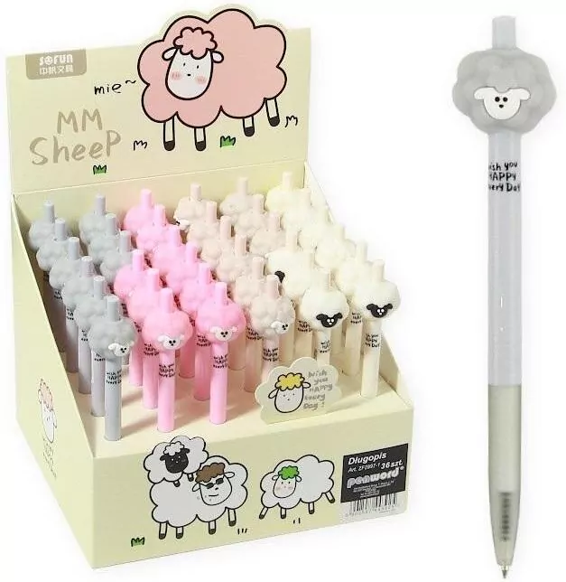 Długopis niebieski. MM Sheep - tantis.pl