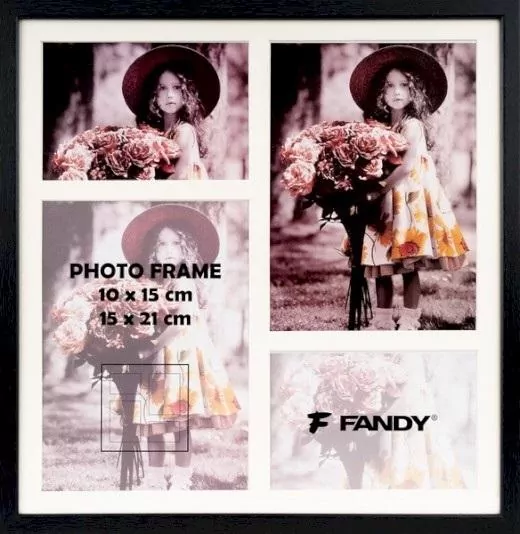 Ramka Style gallery 02 4 czarny - tantis.pl