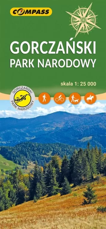 Mapa turystyczna - Gorczański Park Narodowy - tantis.pl