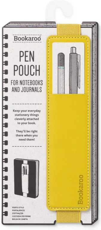 Bookaroo Pen Pouch. Uchwyt na długopis. Chartreuse - tantis.pl