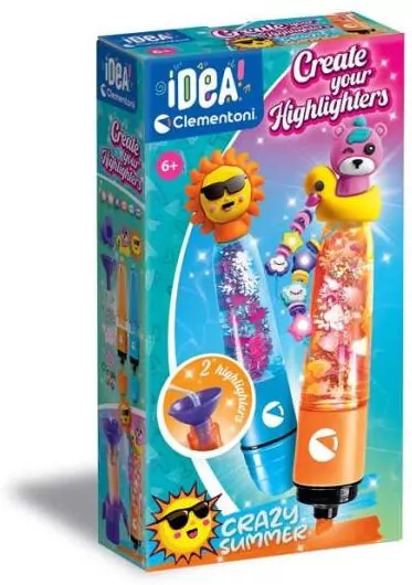 Clementoni Crazy chic Mini fabryka zakreślaczy Lato Crazy summer 18171 - tantis.pl