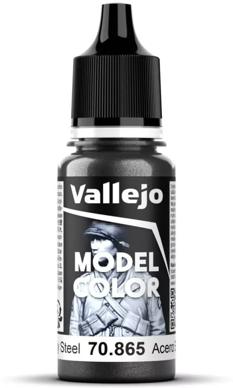 Vallejo: 70.865 - Model Color - Metallic - Oily Steel (18 ml) - tantis.pl
