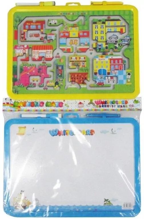 Tablica suchościeralna z labiryntem. Mix - tantis.pl